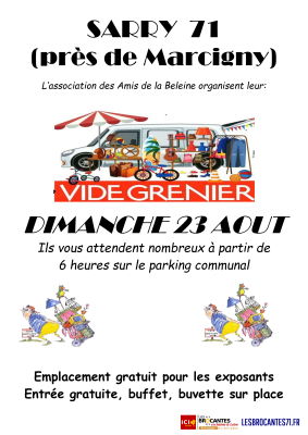 Vide-grenier des amis de la Beleine