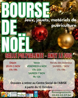 Bourse jeux, jouets, matériel de puériculture